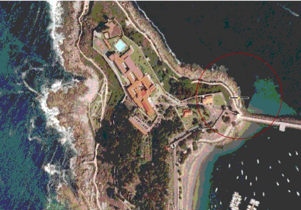 As obras de recuperación da antiga cetaria da doca en Baiona, a piques de rematar