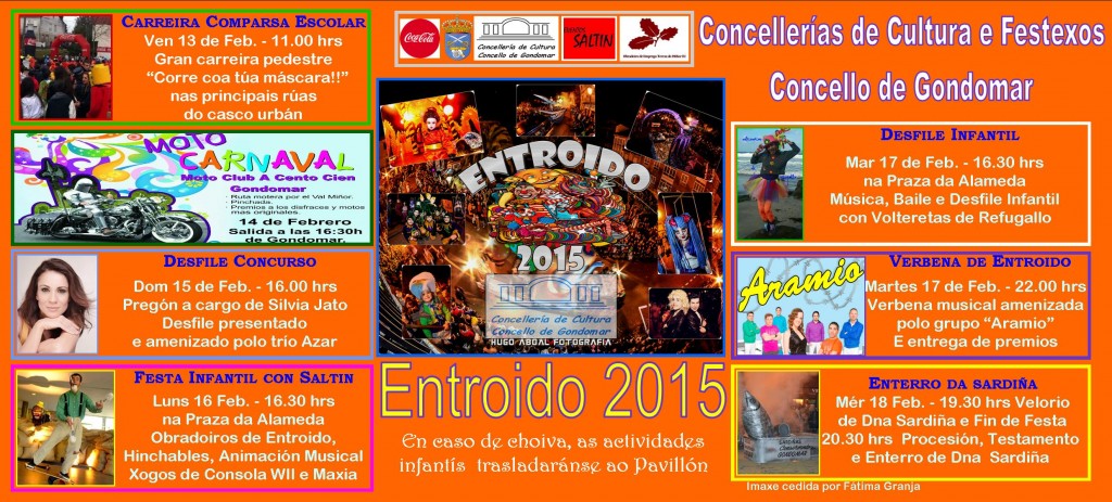 Gondomar organiza o Carnaval 2015 cunha programación para nenos e adultos